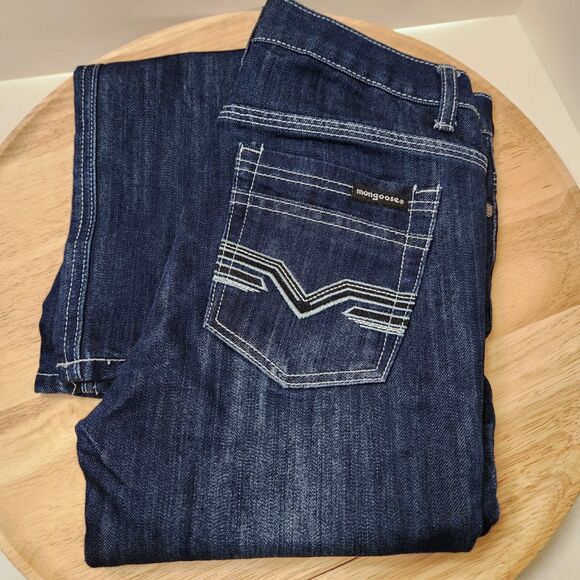 Mongoose Youth Jeans – Boys Size 14, Blue Denim Style H9102 - Picture 1 of 8